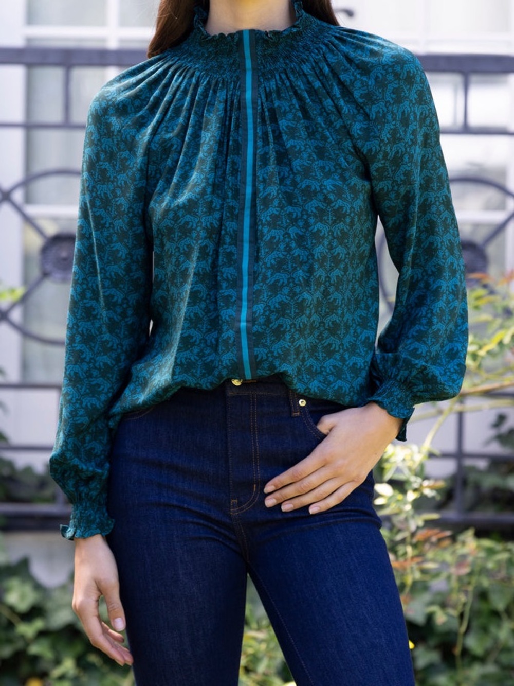 Rungolee Women Silk Brooklyn Top